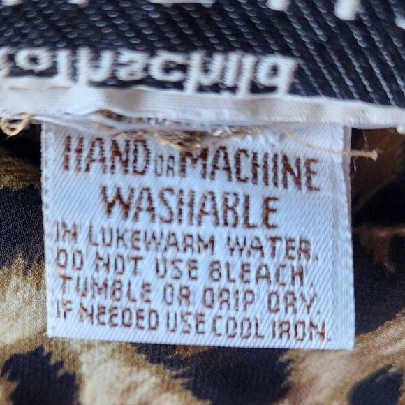 Vintage L Rothschild For Lilli Ann Animal Print Baggy Parachute Pants Medium - Picture 9 of 10